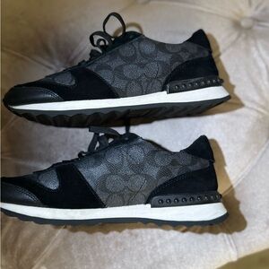 Women Coach Black Sneakers